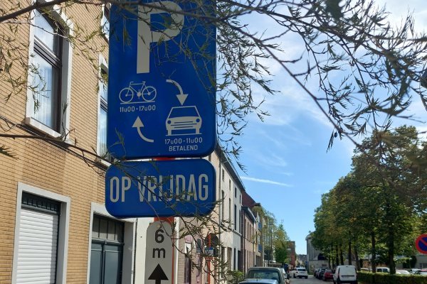 plaats voor flexparkeren