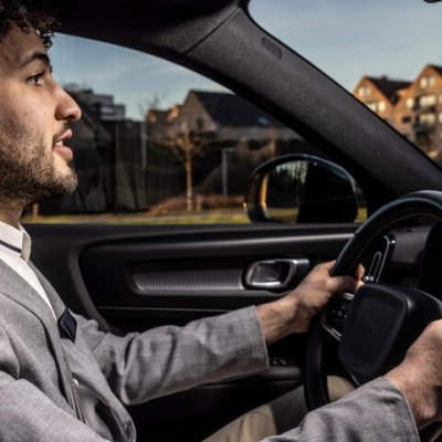 geconcentreerde bestuurder