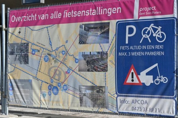 plaatselijk reglement in fietsenstalling, beperkte parkeertijd